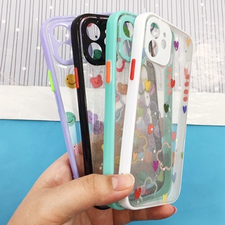 Samsung A02 A02s A32  เคสซัมซุง เคสใสกากเพชร เคสกริตเตอร์ เคสขอบสี เคสแฟชั่น เคสสวย เคสมือถือ เคสหวาน เคสมินิมอล