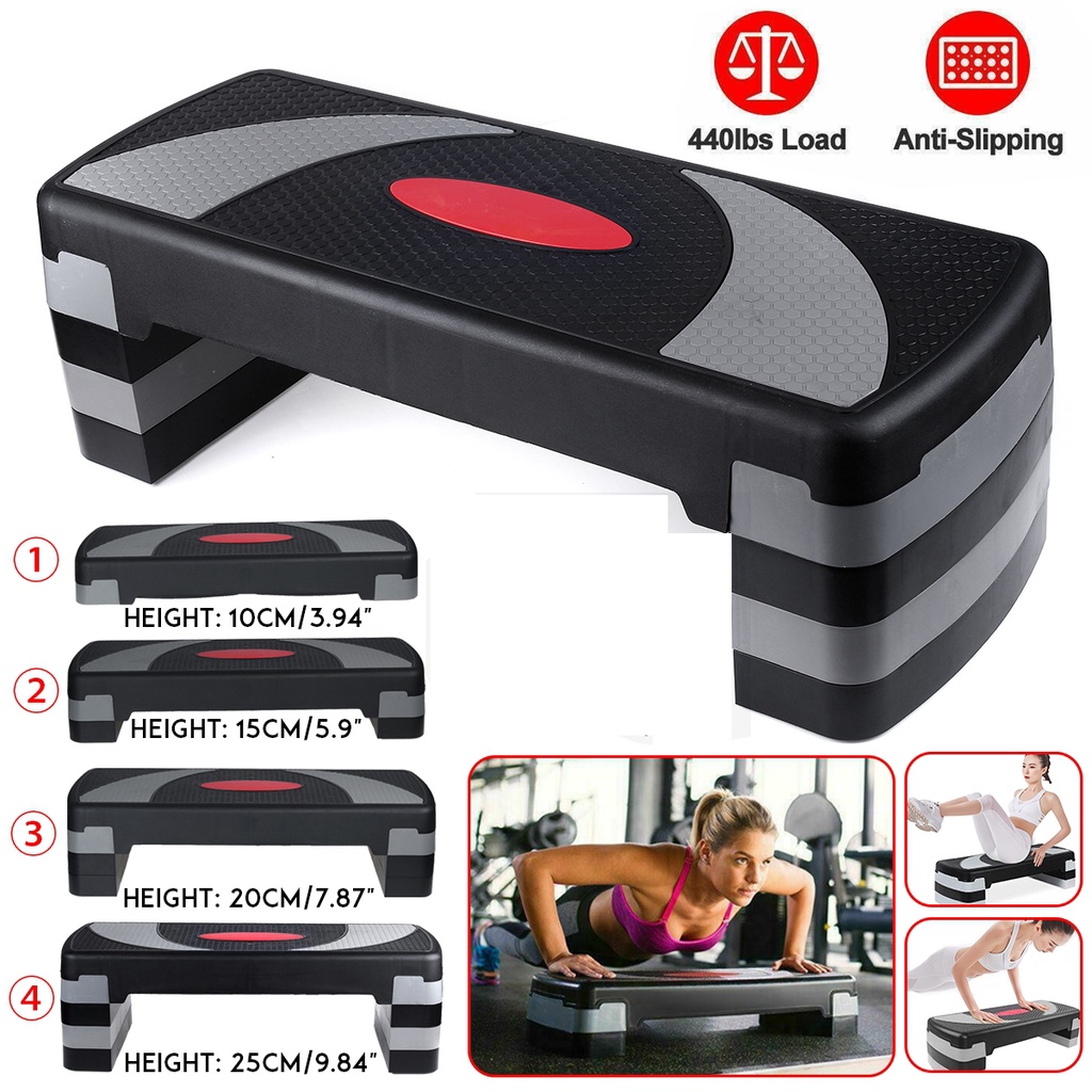 300 KG Cardio Fitness Bench 4 ระดับ Heavy Duty แอโรบิกการออกกําลังกาย ...