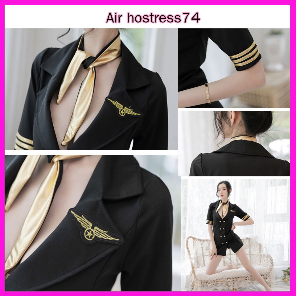 air-hostress74-ชุดแอร์โฮสเตส