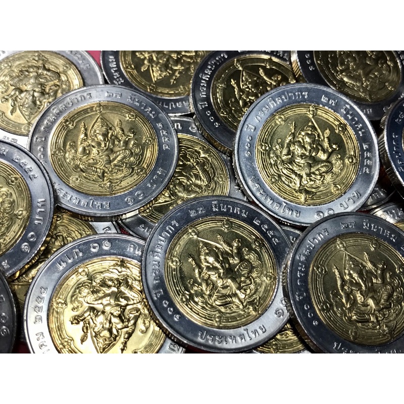 ภาพสินค้าเหรียญ10 บาท (โลหะสองสี) (เหรียญพระพิฆเนศ) เหรียญสะสม เหรียญที่ระลึก สวย จากร้าน nakornwongjan บน Shopee ภาพที่ 1