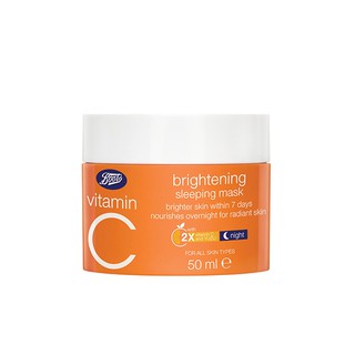 Boots Vitamin C Brightening Sleeping Mask 50ml.