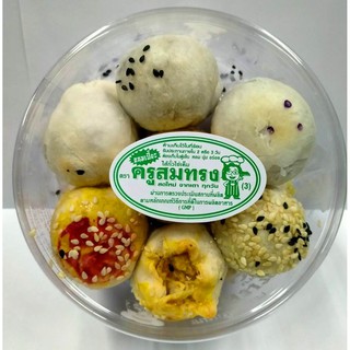 สินค้า ครูสมทรง : ขนมเปี๊ยะไส้รวม กล่องเล็ก ขนาด 250 กรัม รวมเล็ก