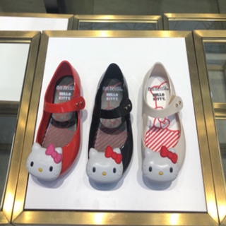 Mini Melissa Hello Kitty New Childrens Sandals PVC Fish Mouth Kitten Jelly Shoes