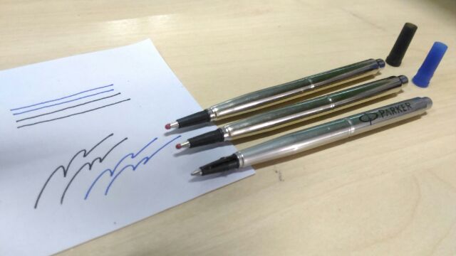 2-อัน-5อันไส้ปากกาrollerball-หมึกซึม-0-7มม-เทียบเท่า-parker