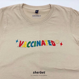 ใหม่ เสื้อยืดvaccinated *☺︎︎|sherbet.teeshop