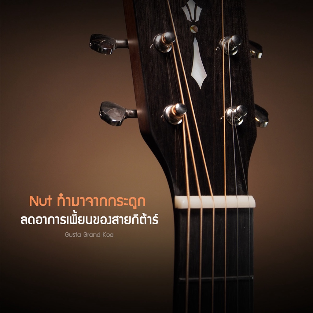 กีตาร์โปร่งไฟฟ้า-gusta-grand-koa-acoustic-electric-guitar