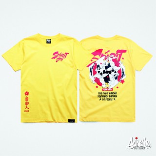 Just Say Bad ® เสื้อยืด รุ่น Fish Japan สีเหลือง ผู้ชาย ผู้หญิง S M L XL 2XL  TS