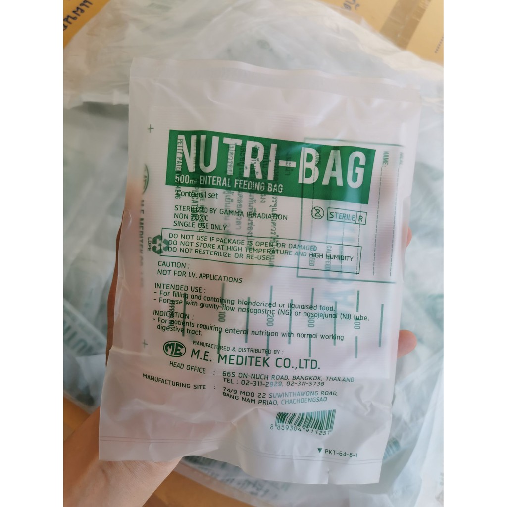 ภาพหน้าปกสินค้าถุงใส่อาหาร NUTRI-BAG 1 แพค (25ถุง) จากร้าน oostay_healthyoo บน Shopee