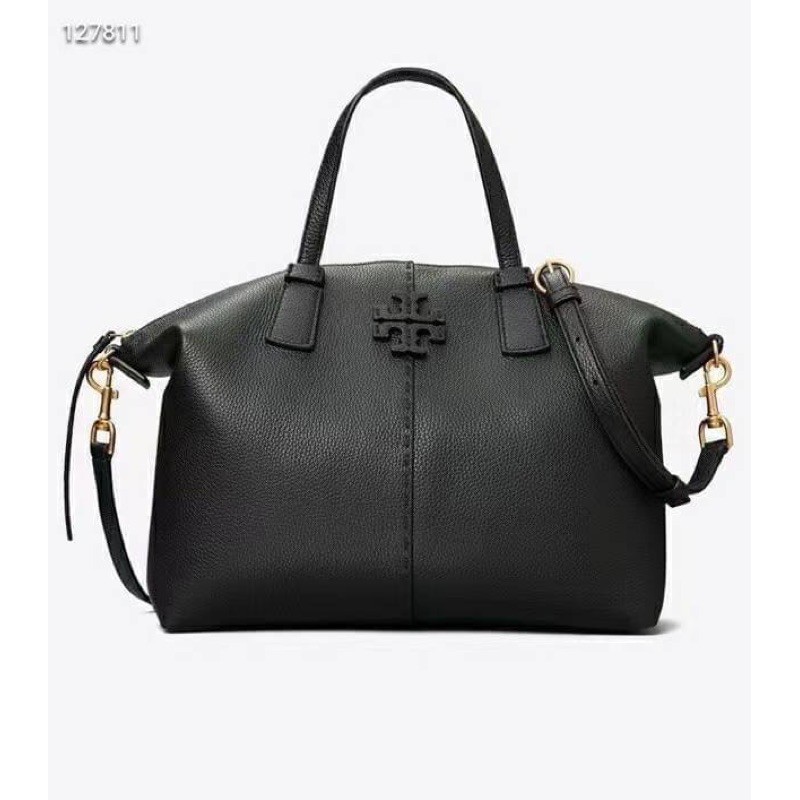 Tory Burch McGraw TopZip Satchel bag Shopee Thailand