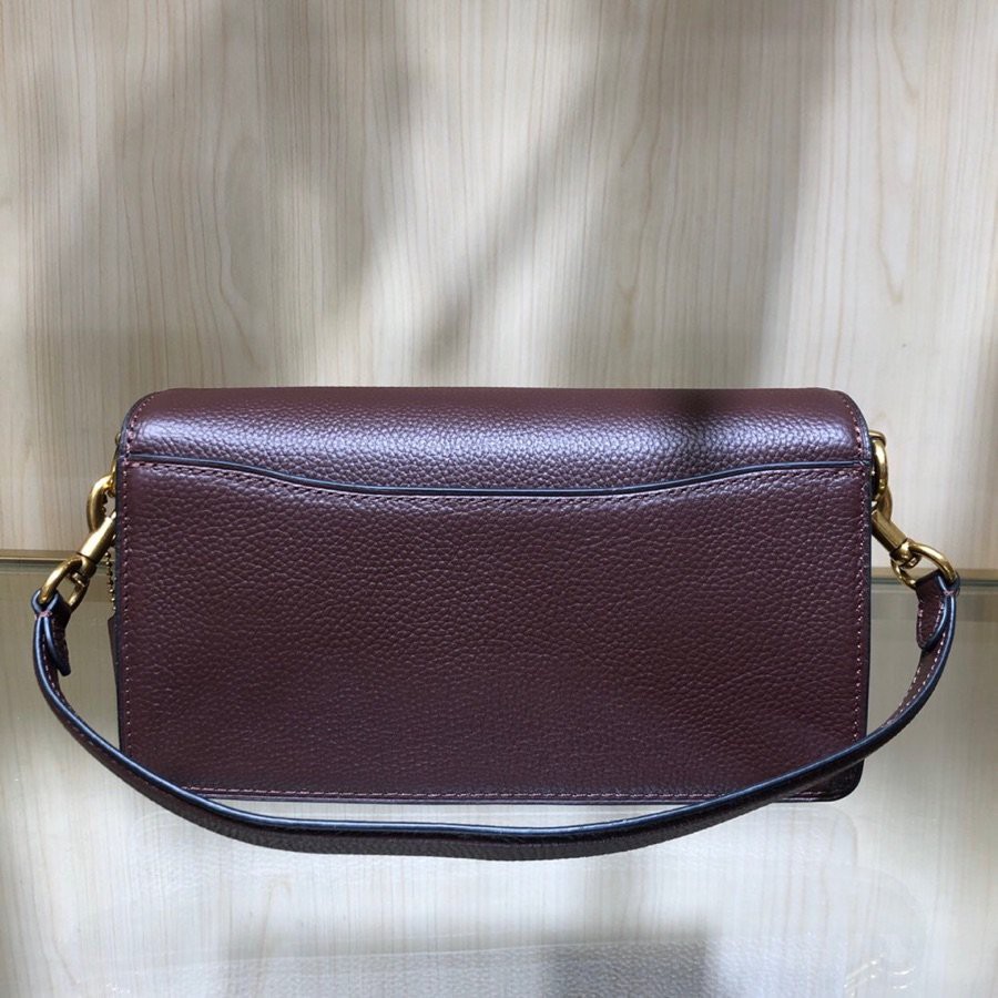 นำเข้าจากต่างประเทศ-coach-f73722-กระเป๋าแฟชั่นสตรี-กระเป๋าถือ-กระเป๋าสะพาย-เปลือกหอยแพคเกจ