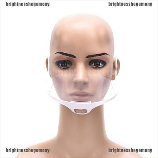 [Brighthegemony] ปากพลาสติกใส ป้องกันหมอก ป้องกันน้ําลาย ใช้ซ้ําได้
