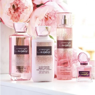 Bath And Body Works Signature Collection Ultra Shea Body Lotion "A Thousand  Wishes" หอมกลิ่นดอกไม้แลฟรุ้ตตี้ 236 g.