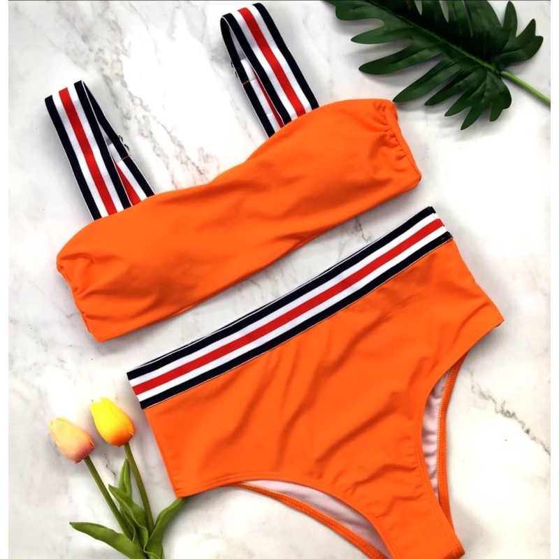 ชุดว่ายน้ำหญิงราคาถูก-ชุดว่ายน้ำบิกินี่-ทูพีช-bikini-พร้อมส่ง-ของใหม่มือ1-ทั้งร้าน
