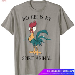 SKTT1 เสื้อยืดแขนสั้น Disney Moana Hei Hei Is My Spirit Animal Portrait T-Shirt Sports T-shirtG9/