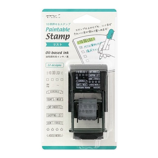 ภาพหน้าปกสินค้าMIDORI Paintable Stamp List (D35376006) / ตัวปั๊มแบบมีหมึกในตัว ลายลิสต์รายการต่างๆ แบรนด์ MIDORI จากประเทศญี่ปุ่น ที่เกี่ยวข้อง