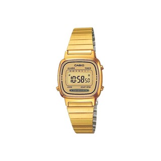 Casio Standard นาฬิกา- รุ่น LA-670WGA-9 สีทอง/หน้าปัดทอง