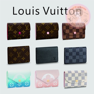 Shopee ราคาต่ำสุด 🔥ของแท้ 100% 🎁Louis Vuitton Brand New ROSALIE Coin Purse