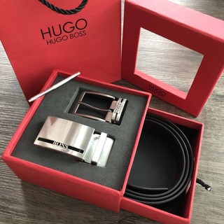 HUGO BOSS Belt and Buckle Set