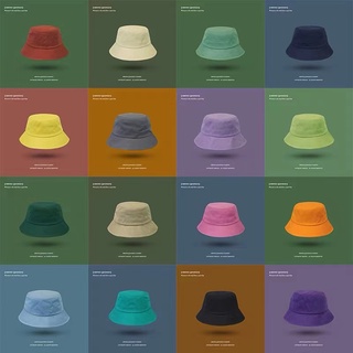 ภาพขนาดย่อของภาพหน้าปกสินค้าBucket หมวกบักเก็ต หมวกบักเก็ตสีพื้น หมวกบักเก็ตหมวกเปล่าหลายสี จากร้าน alldaystore888 บน Shopee ภาพที่ 3