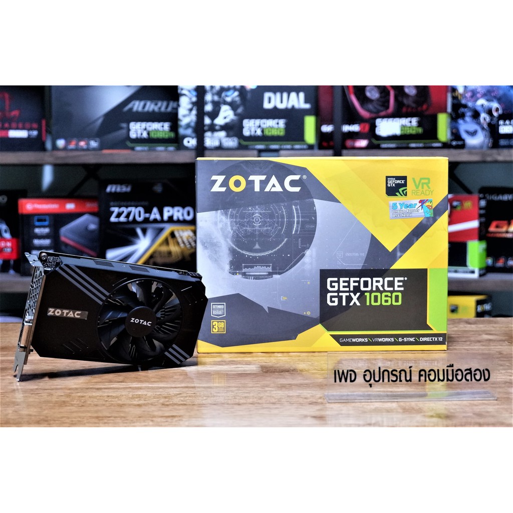 ภาพหน้าปกสินค้าการ์ดจอ ZOTAC GTX 1060 3G ลื่นทุกเกมส์ จากร้าน anan.com2hand บน Shopee