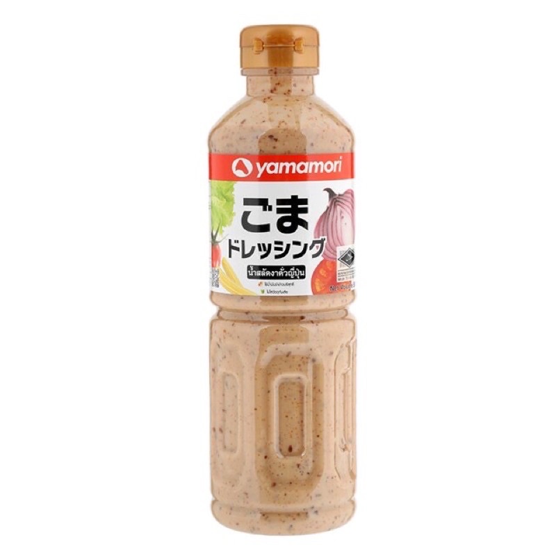 น้ำสลัดงาคั่ว-roasted-sesame-dressing-ตรา-yamamori-500g