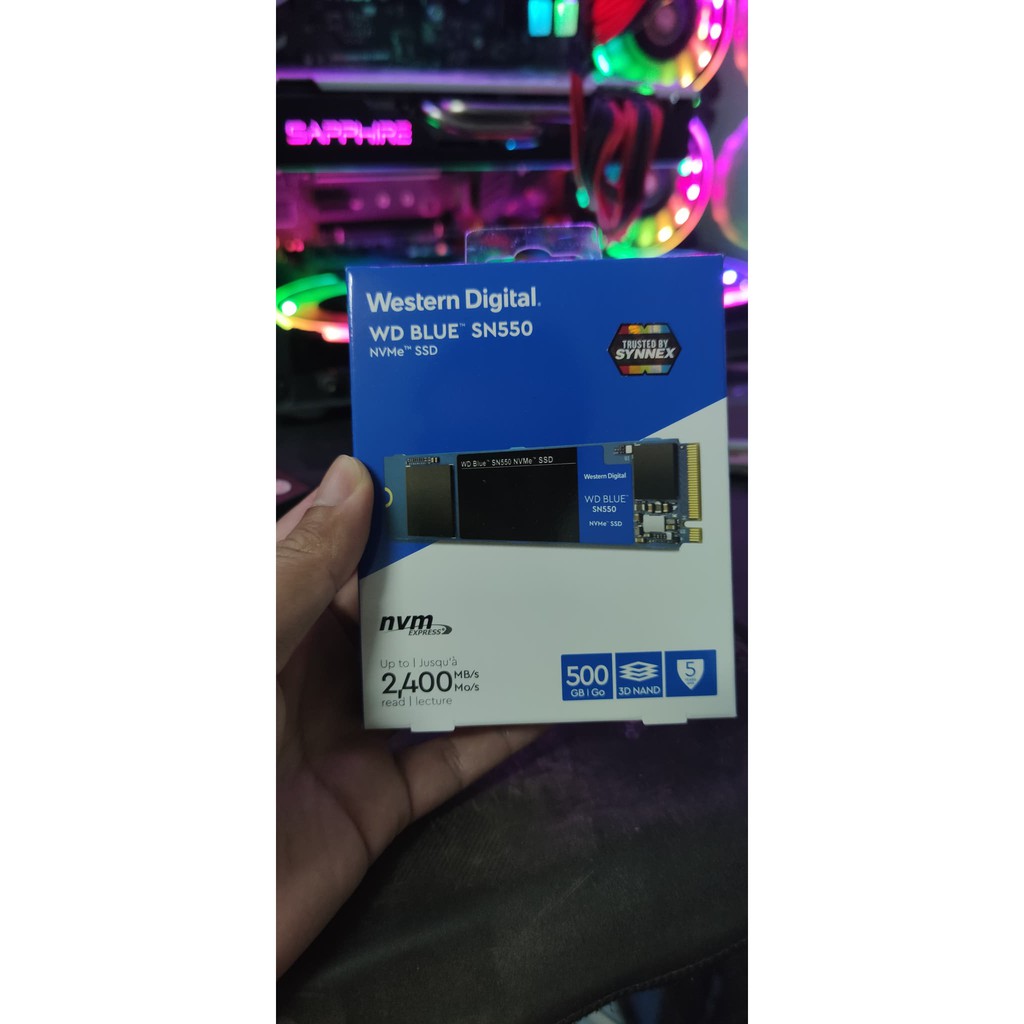 WD BLUE SN550 NVMe M.2 2280 250G/500G ของใหม่ ประกัน Synnex 5 ปี ...