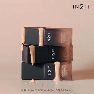 IN2IT Soft Matte Foundation SPF30 ครีมรองพื้นเนื้อน้ำ บางเบาสบายผิว คุมมัน