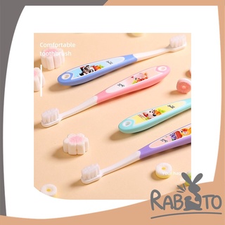 ภาพหน้าปกสินค้า【ถูกที่สุด】RABITO แปรงสีฟันเด็ก แพค2ชิ้น  แปรงสีฟัน แปรงสีฟันขนนุ่ม แปรงสีฟันสำหรับเด็กเล็ก ขนนุ่มมาก ไม่บาดเหงือก K9 ที่เกี่ยวข้อง