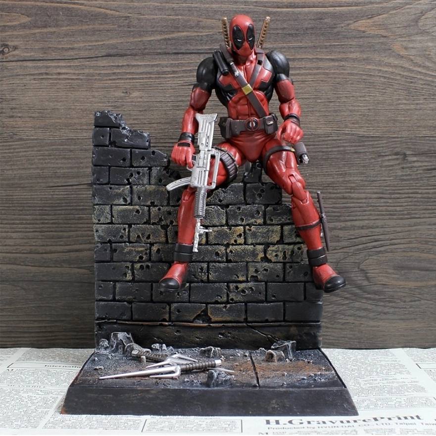 model-dead-pool-โมเดลเดดพูล-ฉากกำแพง