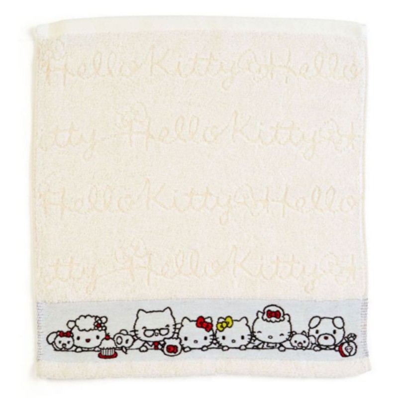 ผ้าเช็ดหน้าขนหนู-sanrio-ลายการ์ตูนลิขสิทธิ์แท้-hello-kitty-ผืนใหญ่เนื้อนุ่ม-นำเข้าจากญี่ปุ่น