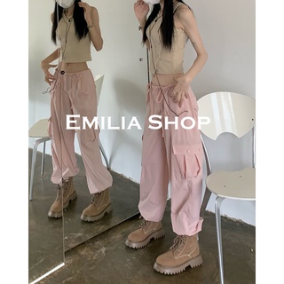 EMILIA SHOP  กางเกงขายาว กางเกงเอวสูง กางเกงขายาวผู้หญิง 2022 ใหม่  สไตล์เกาหลี สวย High quality สวยงาม ES220032 36Z230909