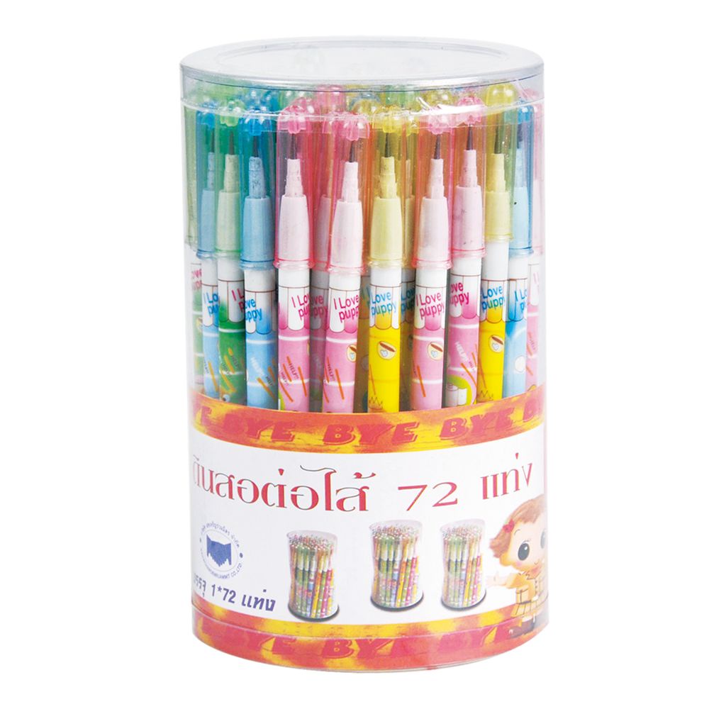 ดินสอต่อไส้-แพ็ค-72-แท่ง101342apollo-pencil-72-pcs-pack