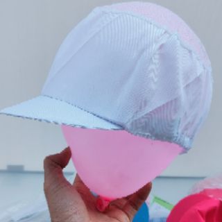 ภาพขนาดย่อของภาพหน้าปกสินค้า‍ หมวกกุ๊ก ขาว สี หมวกคลุมผม จากร้าน pongthepmitwastanakul บน Shopee ภาพที่ 6