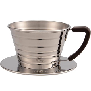 รุ่นใหม่ หูจับสแตนเลส Kalita Wave Dripper ดริปเปอร์สแตนเลส Kalita