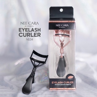 สินค้า ที่ดัดขนตา Nee Cara Eyelash Curler #N534 อุปกรณ์ ดัดขนตา สปริง ขนตางอน แถมฟรี ยางเปลี่ยนที่ดัด