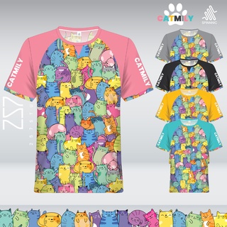 เสื้อพิมพ์ลาย CATMILY ลายน้องแมว มีให้เลือก 5 สี