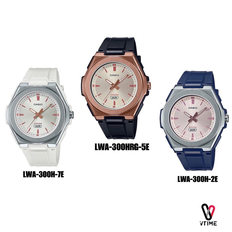 ภาพหน้าปกสินค้านาฬิกาข้อมือผู้หญิง CASIO รุ่น LW-204  LWA-300H  LWA-300HRG จากร้าน korakrin บน Shopee