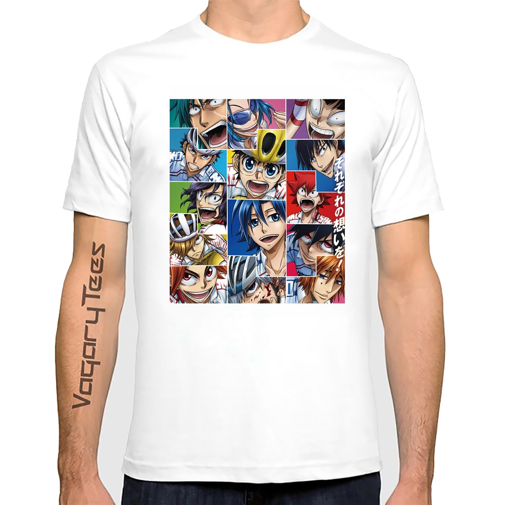 เสื้อขาว-อะนิเมะเสื้อยืดญี่ปุ่น-catoon-เหยียบ-tshirt-ที่กําหนดเองบุรุษสีขาว-shohoku-ทีมเสื้อยืดขี