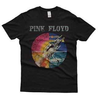 พร้อมส่ง เสื้อยืดผ้าฝ้าย 100% พิมพ์ลายวงร็อค สตรีทแวร์ Pink Floyd Wish You Were Here สไตล์วินเทจ พลัสไซซ์ XS-XXXL คุณภาพ