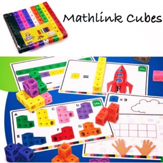 **พร้อมส่ง** Math Link Cube / Mathlink ของเล่นเสริมทักษะคณิตศาสตร์ เสริม Stem มอนเตสซอรี่ Montessori