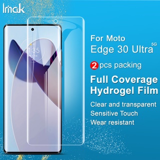 แท้ ฟิล์มไฮโดรเจลใส แบบนิ่ม บางพิเศษ ป้องกันหน้าจอ สําหรับ Imak Motorola X30 Pro 5G Moto Edge 30 Ultra 5G