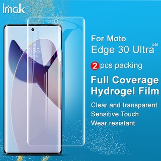 แท้ ฟิล์มไฮโดรเจลใส แบบนิ่ม บางพิเศษ ป้องกันหน้าจอ สําหรับ Imak Motorola X30 Pro 5G Moto Edge 30 Ultra 5G