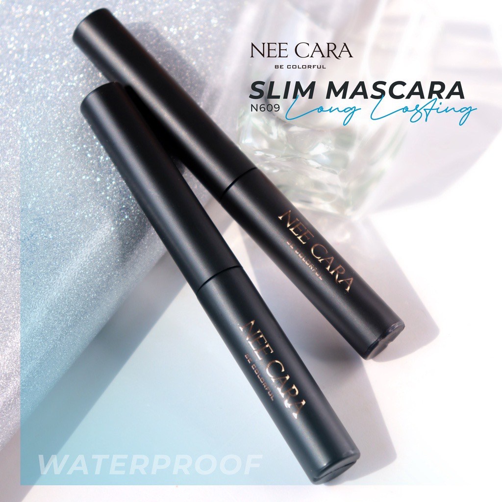 มาสคาร่า-nee-cara-slim-mascara-n609-นีคาร่า-สลิม-มาสคาร่า-หัวเล็ก