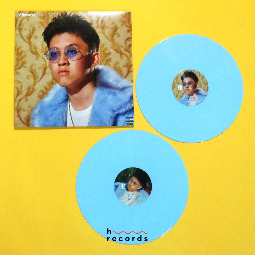 (ส่งฟรี) แผ่นเสียง Rich Brian Amen (Limited Blue Vinyl 2LP) Shopee