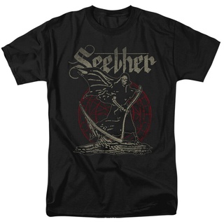 [S-5XL]เสื้อยืดแขนสั้น พิมพ์ลายวงร็อค N Roll Seether Rer Licensed สีดํา สไตล์คลาสสิก ไม่ซ้ําใคร สําหรับผู้ชาย 124870