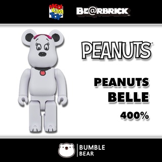 [‼️ของแท้, พร้อมส่ง‼️] 400% Bearbrick Peanuts Belle