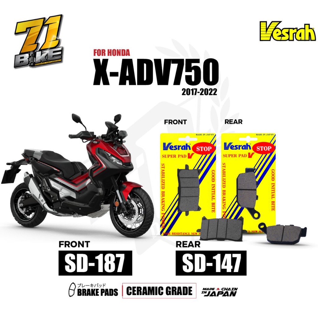 ผ้าเบรค-honda-x-adv750-vesrah-japan-by-71bike