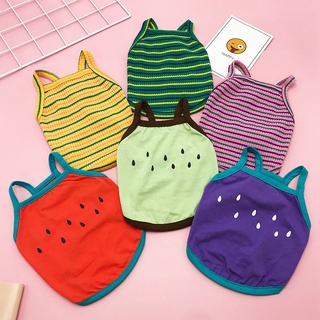 ภาพหน้าปกสินค้า<xiaoluoyi>New Dog Cat Kitten Sling Skirt Vest Cute Fruit Pet Clothes ที่เกี่ยวข้อง