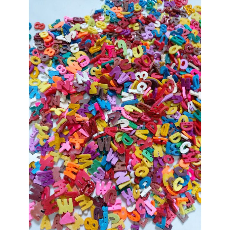 ตัวอักษรภาษาอังกฤษ/ตัวอักษรดินปั้น A-Z ชุดละ 13 บาท (26 ตัว) | Shopee ...