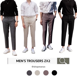 สินค้า [สินค้าใหม่] กางเกงสแล็คผู้ชาย กางเกงผู้ชายรุ่นผ้าดี งานตัดเย็บละเอียดมรก ใส่ได้ทุกโอกาสผ้าดีสุดๆ 8สีจุกๆ สวยทุกสี